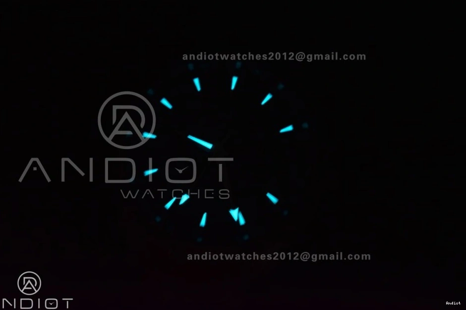 On Terra Best A8500 VSF Black Edition Vertical 1:1 SS Dial Bracelet SS Aqua 150M 1218